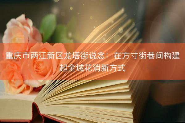 重庆市两江新区龙塔街说念：在方寸街巷间构建起全域花消新方式
